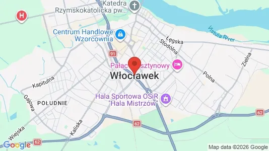 Apartments for rent in Włocławek - Photo from Google Street View
