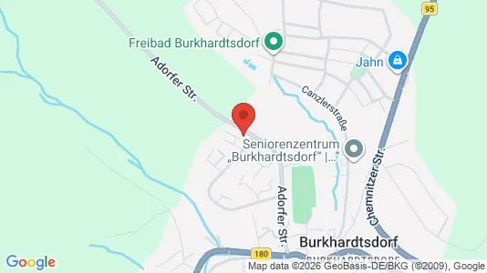 Apartments for rent i Erzgebirgskreis - kort over placeringen