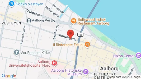 Apartments for rent i Aalborg Center - kort over placeringen