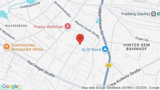 Apartments for rent i Central Saxony - kort over placeringen