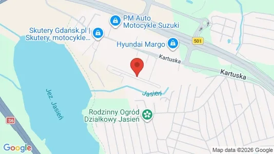 Apartments for rent i Gdańsk - kort over placeringen