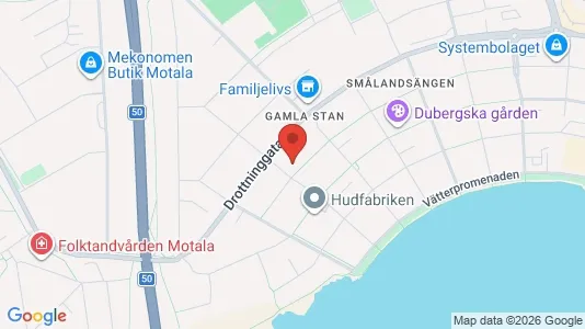 Apartments for rent i Motala - kort over placeringen