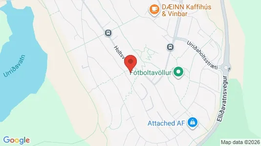 Apartments for rent i Garðabær - kort over placeringen