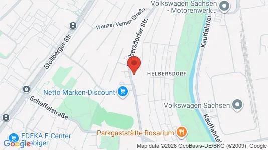 Apartments for rent i Chemnitz - kort over placeringen