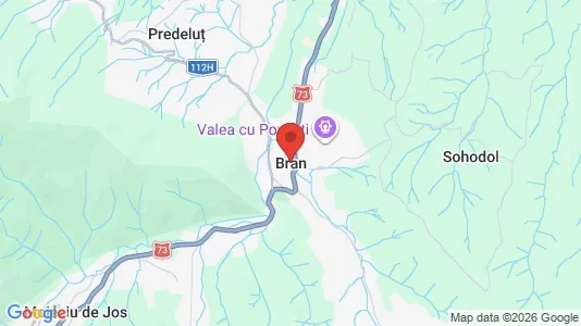 Houses for rent i Bran - kort over placeringen