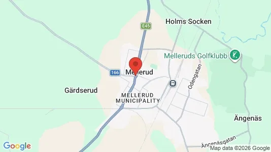 Apartments for rent i Mellerud - kort over placeringen