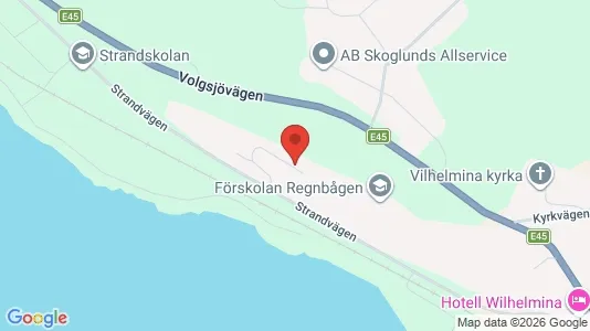 Apartments for rent i Vilhelmina - kort over placeringen