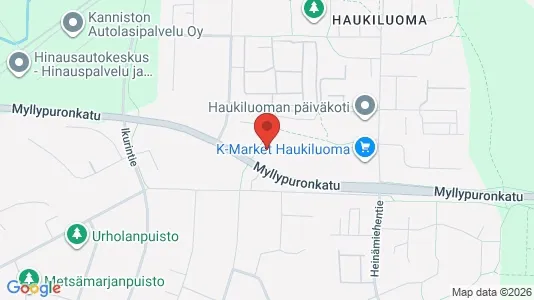 Apartments for rent i Tampere Keskinen - kort over placeringen