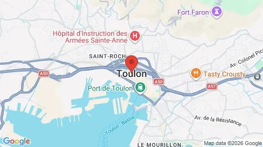 Apartments for rent in Toulon - Photo from Google Street View