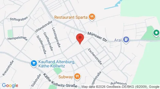 Apartments for rent i Altenburger Land - kort over placeringen