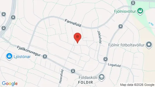 Apartments for rent i Reykjavík Grafarvogur - kort over placeringen