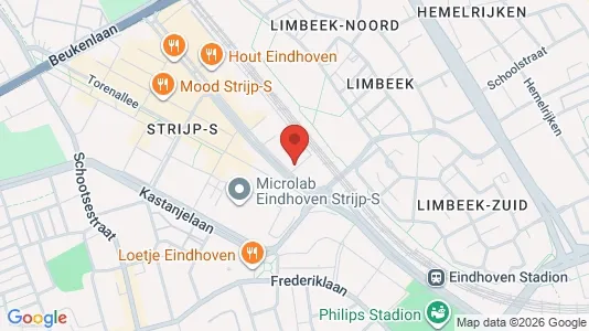 Apartments for rent i Eindhoven - kort over placeringen
