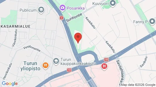 Apartments for rent i Turku - kort over placeringen
