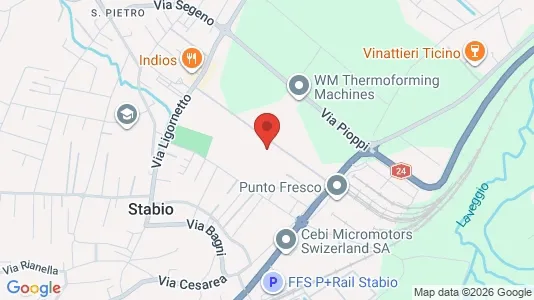 Apartments for rent i Mendrisio - kort over placeringen