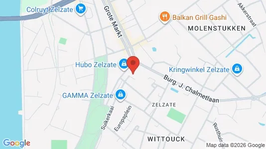 Apartments for rent i Zelzate - kort over placeringen
