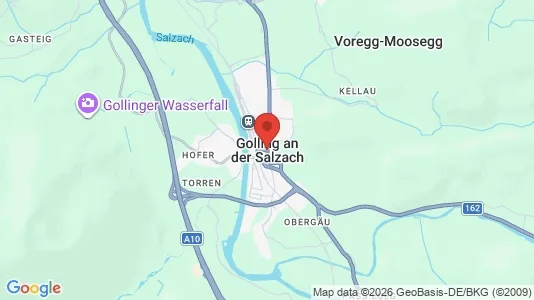 Apartments for rent i Golling an der Salzach - kort over placeringen