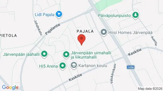 Apartments for rent i Järvenpää - kort over placeringen