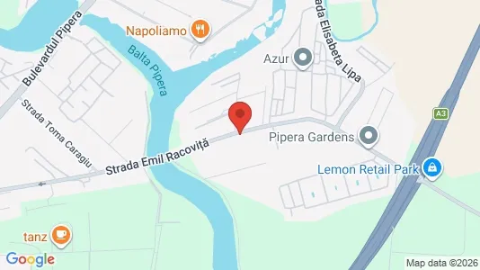 Apartments for rent i Voluntari - kort over placeringen