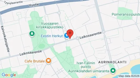 Apartments for rent i Helsinki Itäinen - kort over placeringen