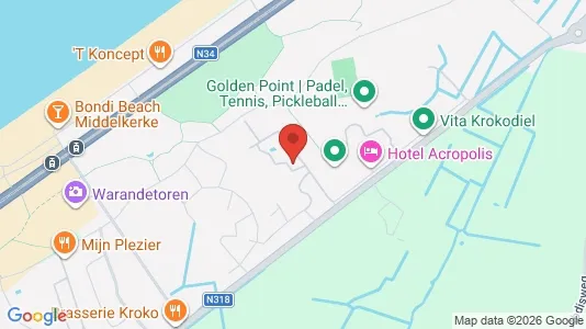 Apartments for rent i Middelkerke - kort over placeringen