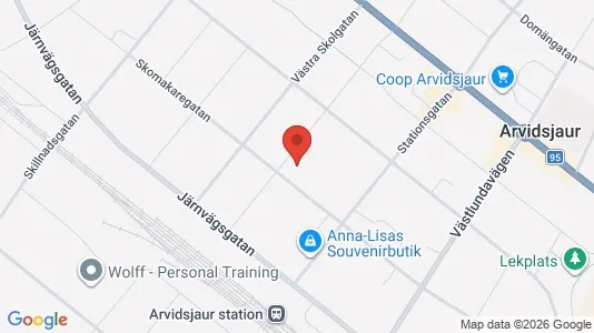 Apartments for rent i Arvidsjaur - kort over placeringen