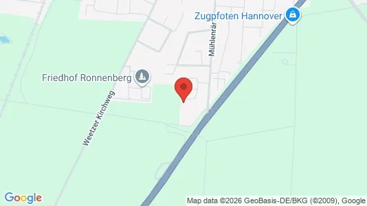 Apartments for rent i Hannover - kort over placeringen