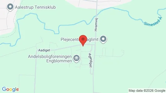 Apartments for rent i Aalestrup - kort over placeringen