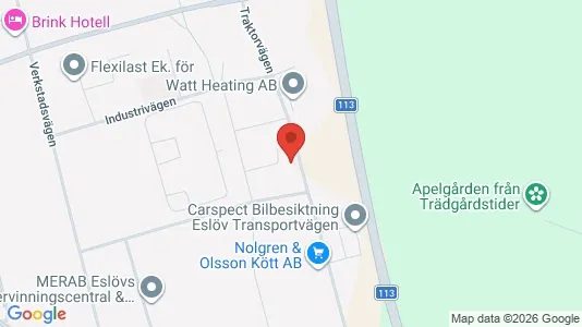 Apartments for rent i Eslöv - kort over placeringen