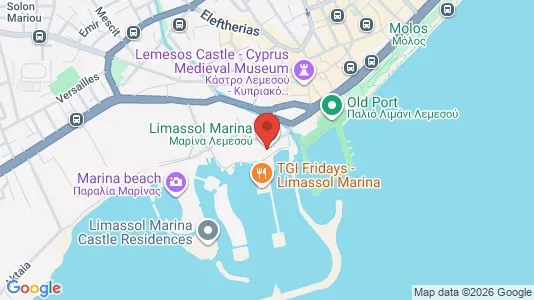 Apartments for rent i Limassol - kort over placeringen