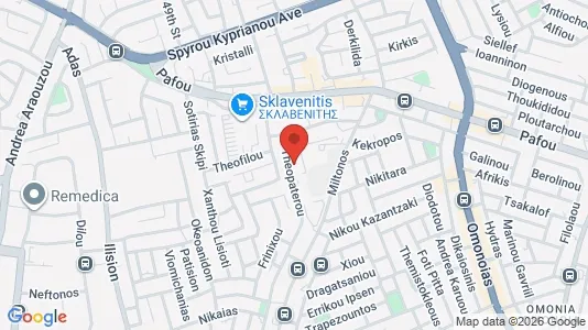 Apartments for rent i Kato Polemidia - kort over placeringen