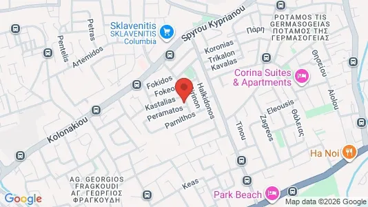 Apartments for rent i Germasogeia - kort over placeringen