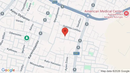 Apartments for rent i Nicosia Strovolos - kort over placeringen