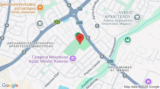 Apartments for rent i Nicosia Lakatameia - kort over placeringen