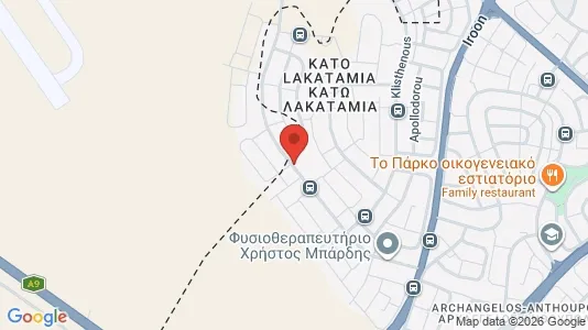 Apartments for rent i Nicosia Lakatameia - kort over placeringen