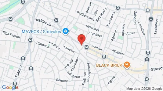 Apartments for rent i Nicosia Strovolos - kort over placeringen