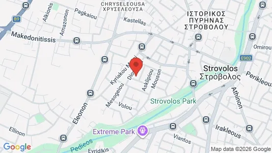 Apartments for rent i Nicosia Strovolos - kort over placeringen