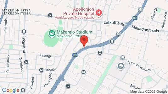 Apartments for rent i Nicosia Strovolos - kort over placeringen
