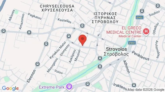Apartments for rent i Nicosia Strovolos - kort over placeringen