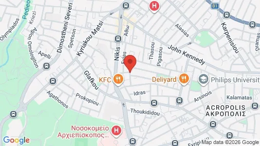 Apartments for rent i Nicosia Lefkosia - kort over placeringen