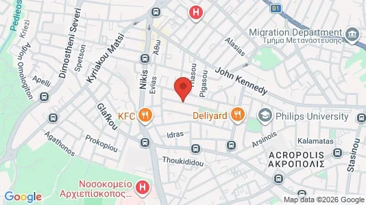 Apartments for rent i Nicosia Lefkosia - kort over placeringen