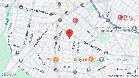 Apartments for rent i Nicosia Lefkosia - kort over placeringen