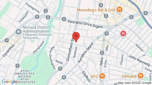 Apartments for rent i Nicosia Lefkosia - kort over placeringen