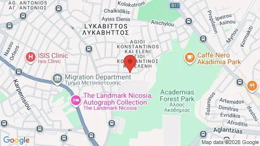 Apartments for rent i Nicosia Lefkosia - kort over placeringen