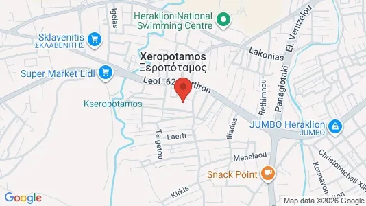 Apartments for rent i Heraklion - kort over placeringen