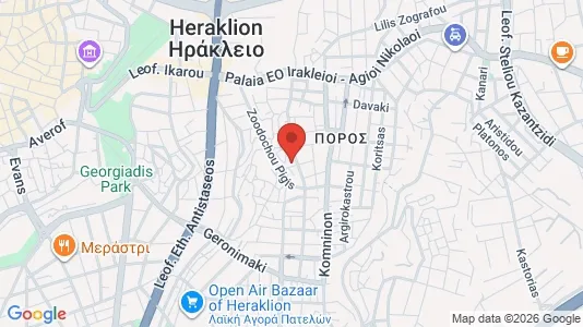 Apartments for rent i Heraklion - kort over placeringen