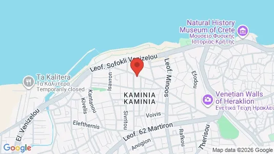 Apartments for rent i Heraklion - kort over placeringen