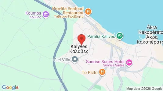 Apartments for rent i Apokoronas - kort over placeringen