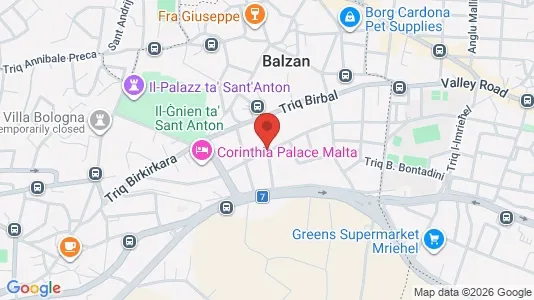 Apartments for rent i Ħal Balzan - kort over placeringen