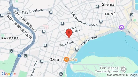 Apartments for rent i Il-Qala - kort over placeringen