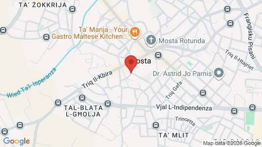 Apartments for rent i Il-Mosta - kort over placeringen